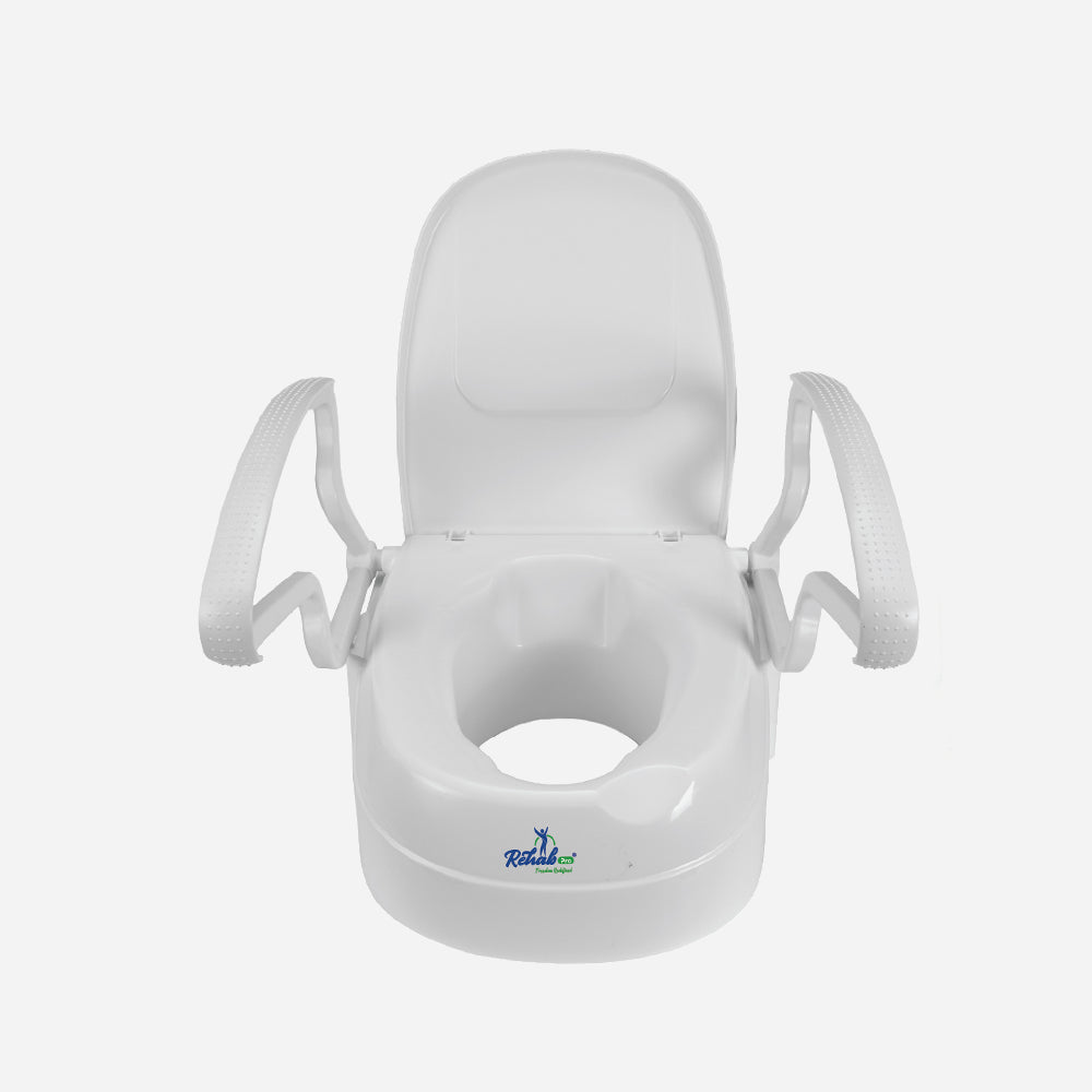 RP Toilet Raiser Adjustable with Arm Rest